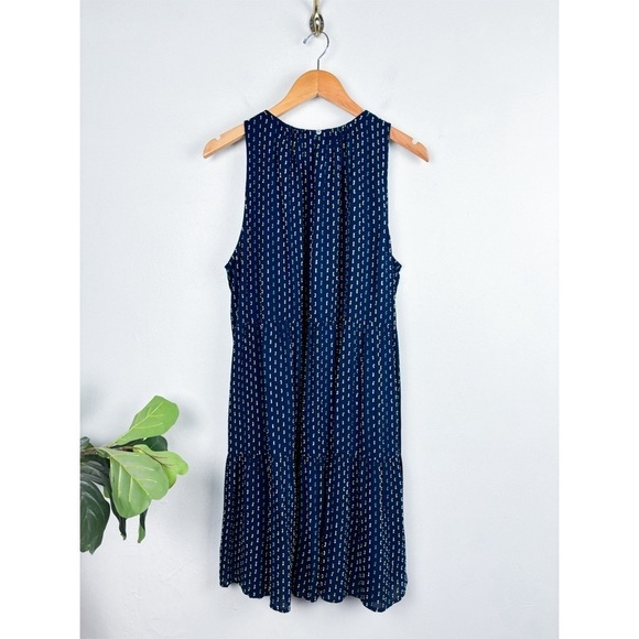 Loft Women's Sleeveless Tiered Swing Dress Sz XL - Picture 4 of 9